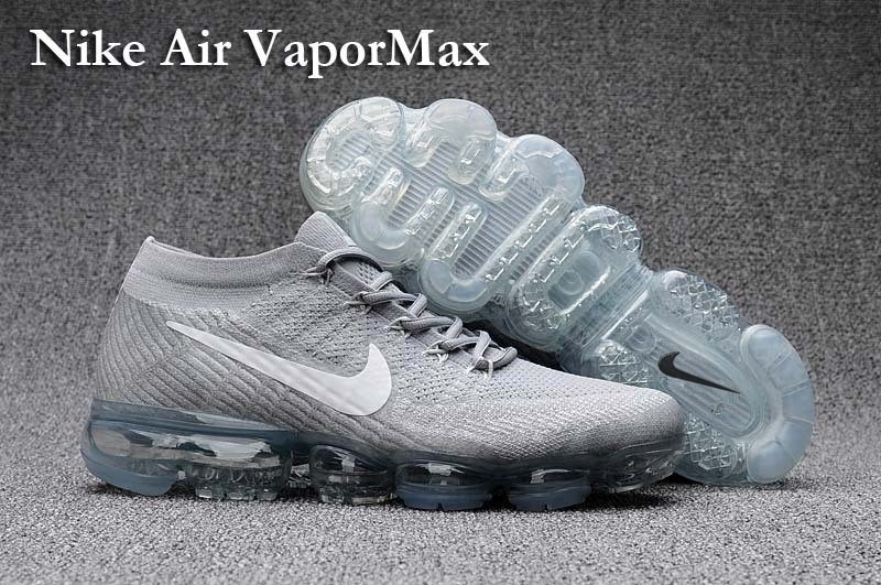 Nike Air VaporMax 2018 Men's Running Shoes Silver